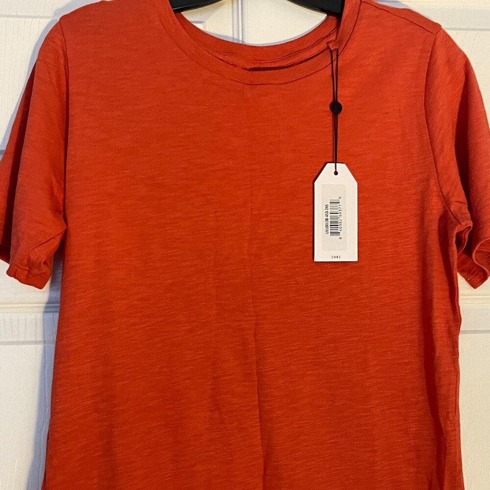 NWT Orange t-shirt by Universal Standard - size 2XS